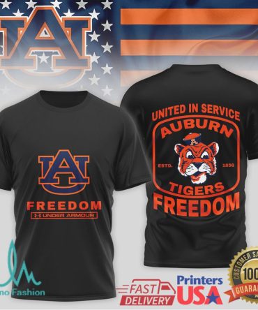 Auburn Tigers Freedom United In Service T Shirt