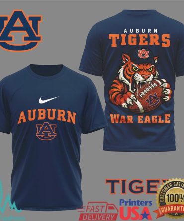 Auburn Tigers Official Ncaa Nation Gear 3D Shirt