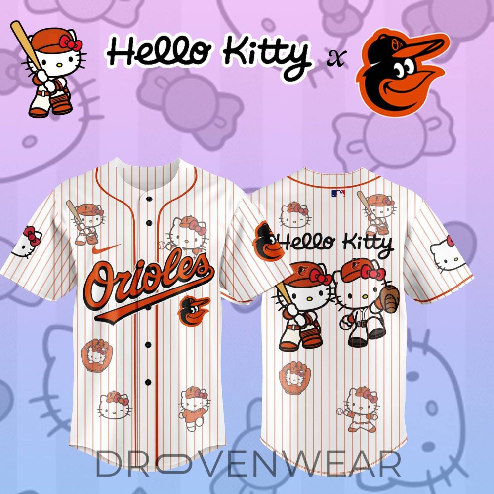 Baltimore Orioles X Hello Kitty 2026 Special Design Jersey