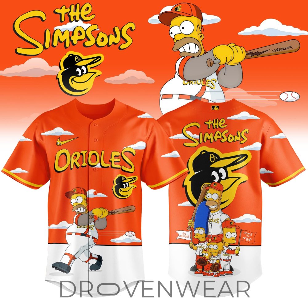 Baltimore Orioles X The Simpsons 2026 Limited Edition Jersey