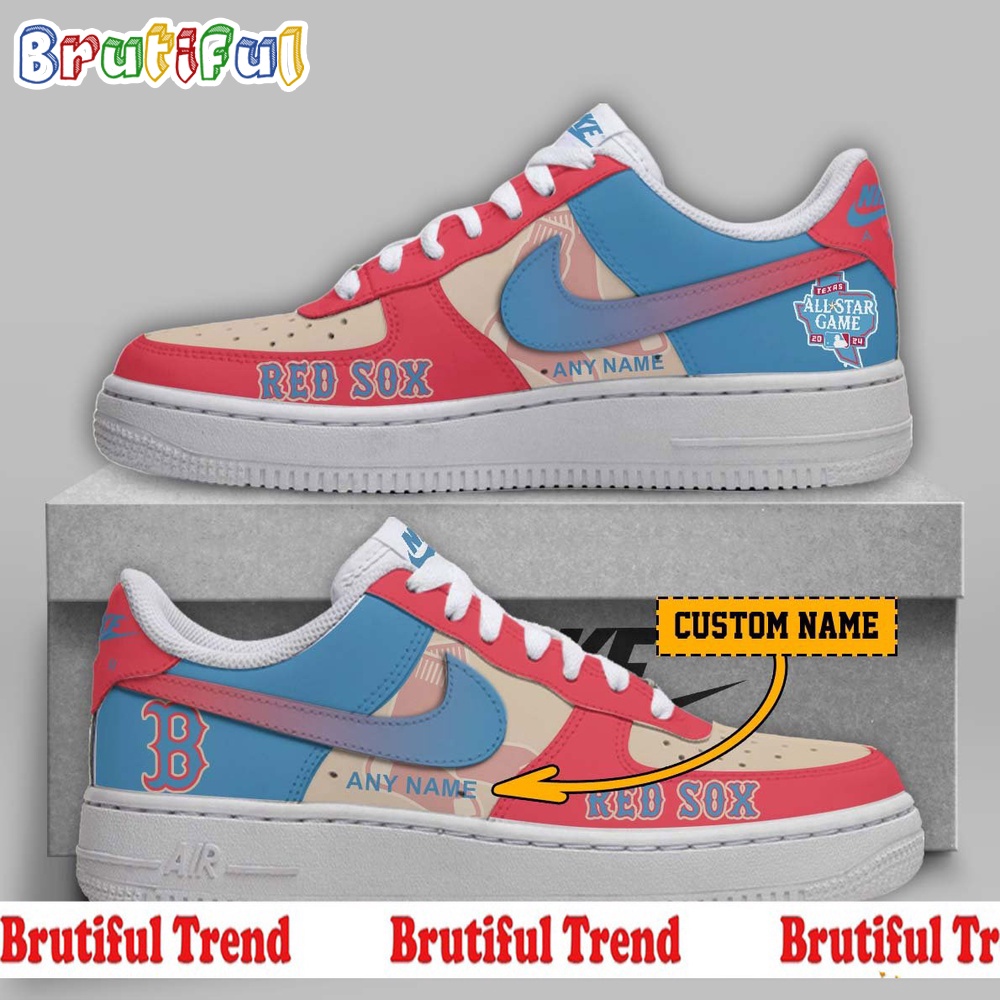 Boston Red Sox American League 2024 Mlb All-Star Game Air Force 1 Shoes Sneaker