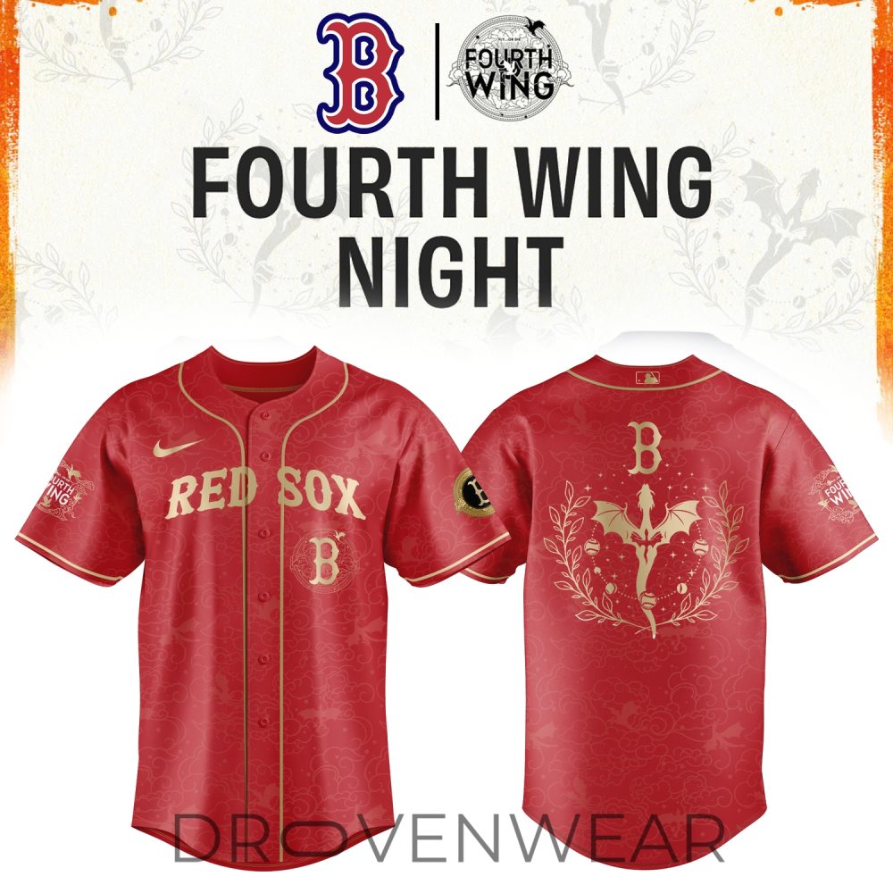 Boston Red Sox Baseball Fourth Wings Night Limited Edition Jersey, Cap , Jogger