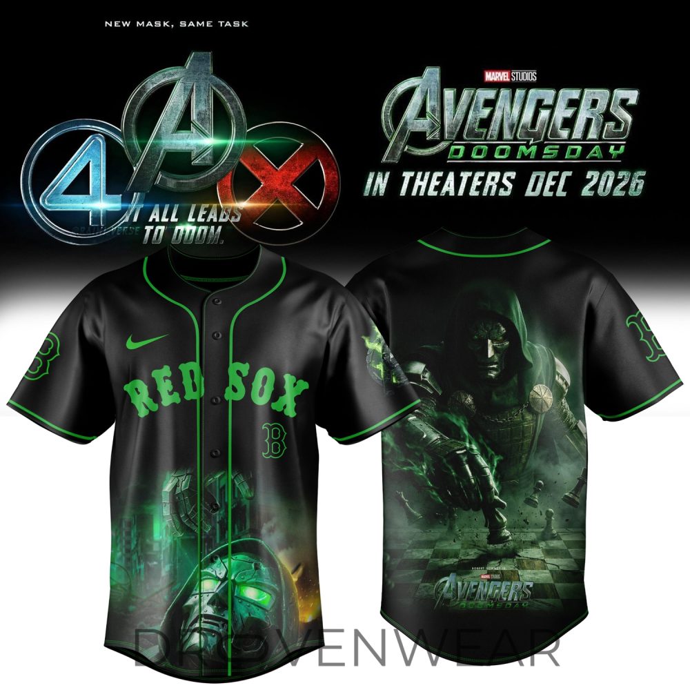 Boston Red Sox Mlb X Avengers Doomsday 2026 Doctor Doom Limited Jersey