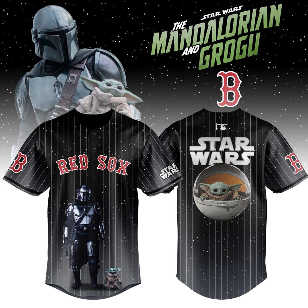 Boston Red Sox X Star Wars Mandalorian Grogu 2026 Limited Edition Jersey