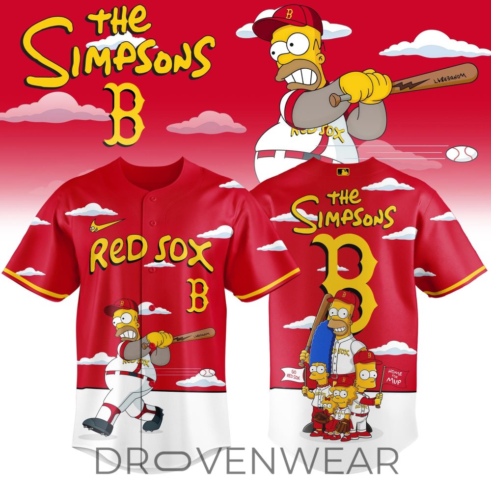 Boston Red Sox X The Simpsons 2026 Limited Edition Jersey