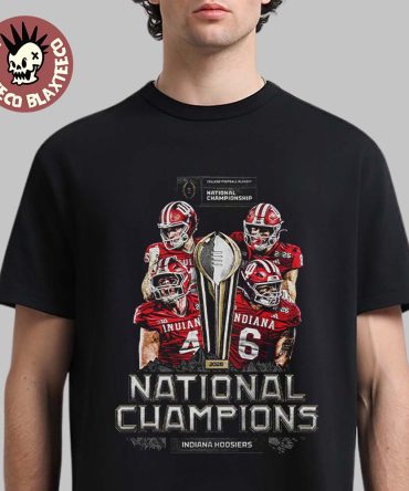 Cfp National Championship 2025 2026 Indiana Hoosiers National Champions Perfection Never Daunted Trophy T-Shirt