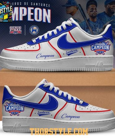 Cangrejeros De Santurce Campeon Serie Final 2026 Personalized Air Force 1 Shoes