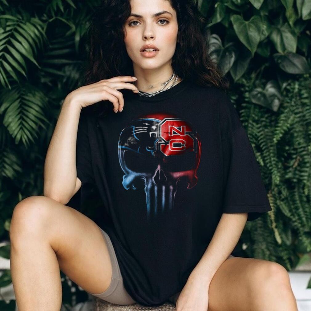 Carolina Crossover Punisher Skull T Shirt