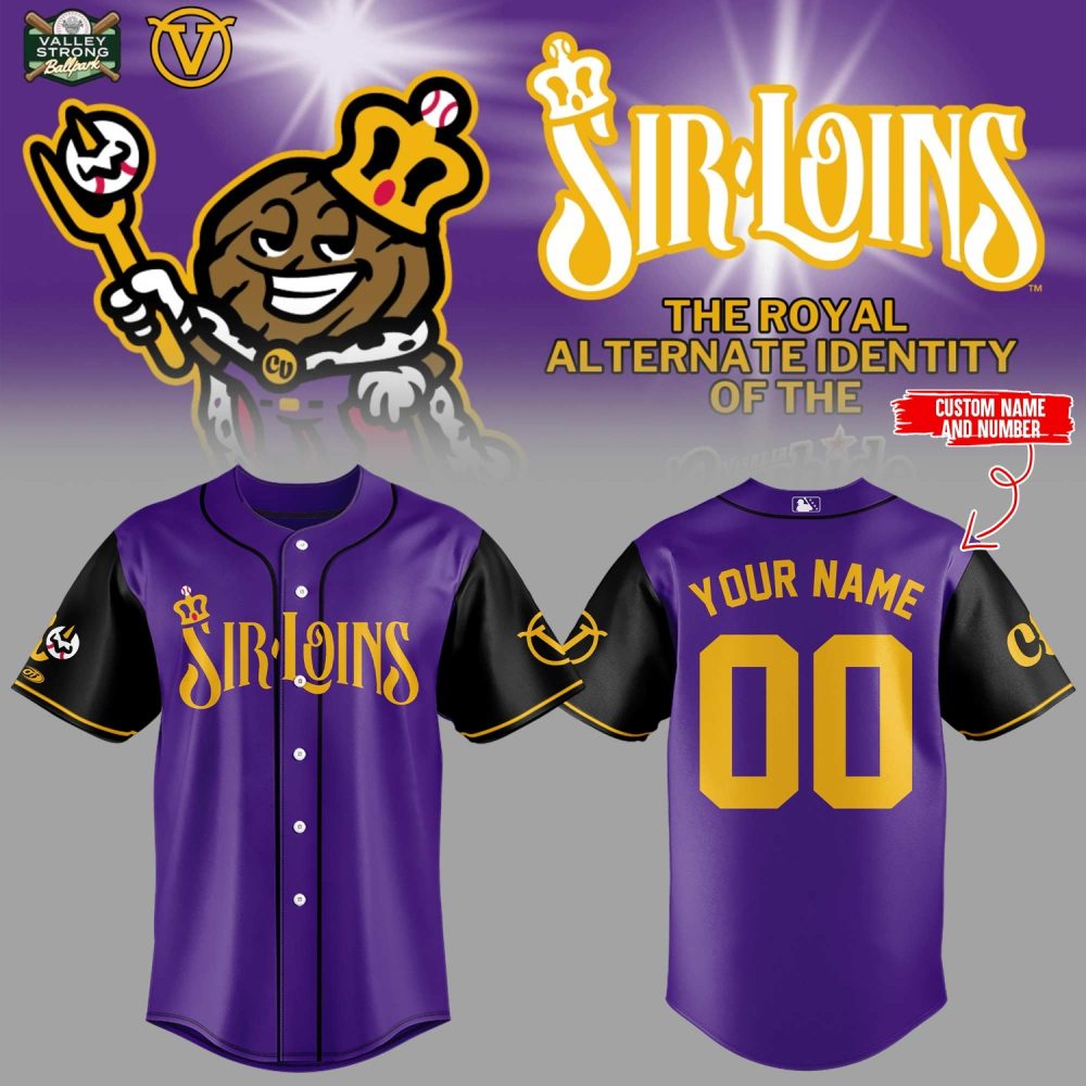 Central Valley Sir Loins Custom Name Baseball Jersey Limited Edition