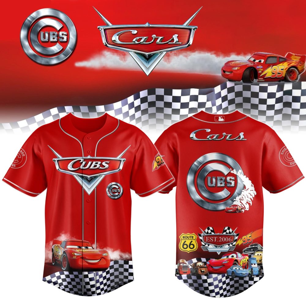 Chicago Cubs Cars 20Th Anniversary Inspired Limited Edition Baseball Jersey