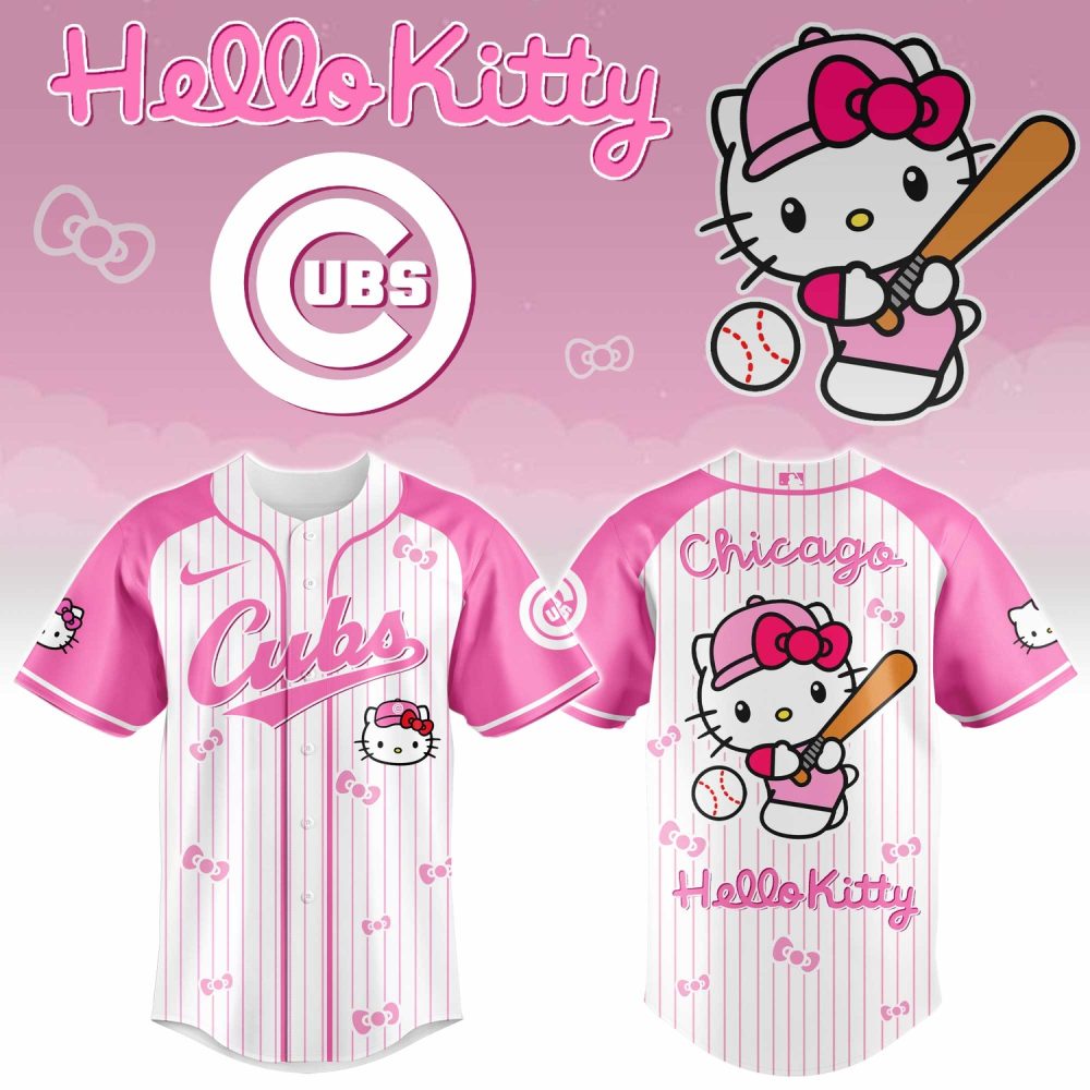 Chicago Cubs X Hello Kitty 2026 Limited Editions Jersey Ver 2