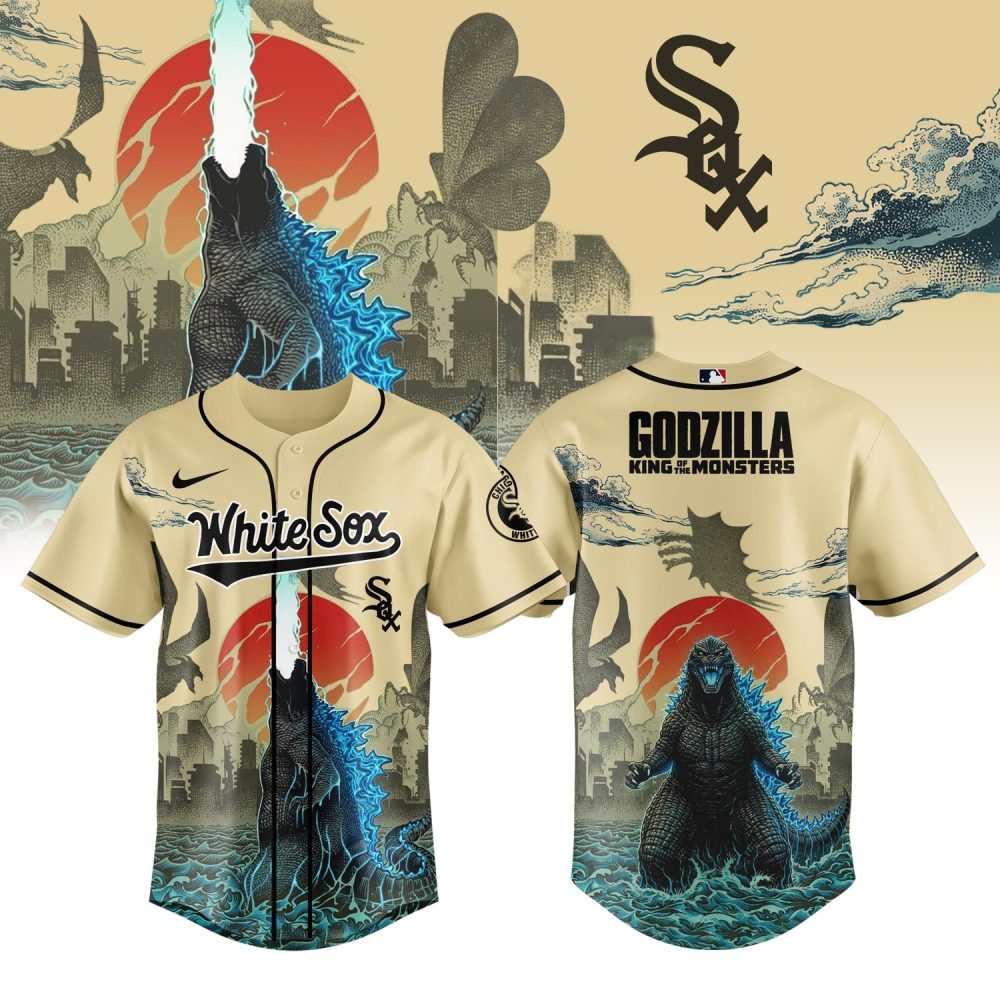 Chicago White Sox Godzilla King Of The Monsters Special Edition Baseball Jersey