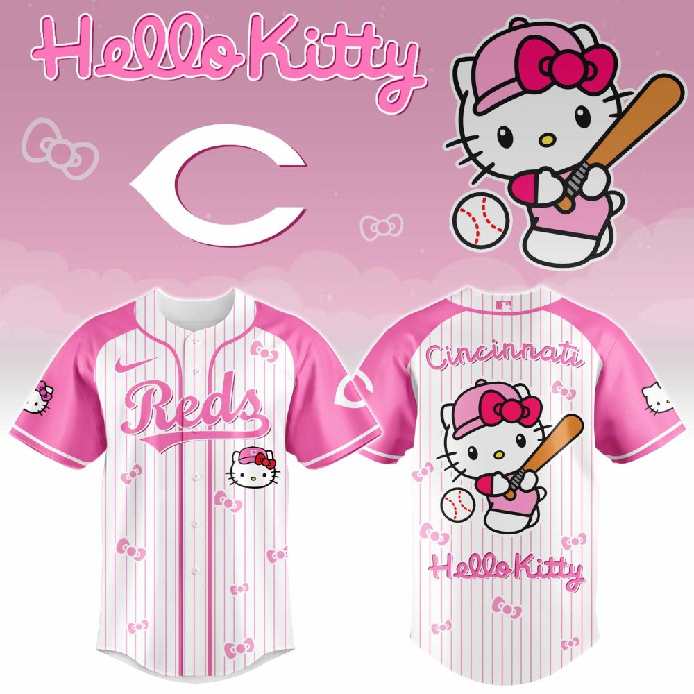 Cincinnati Reds X Hello Kitty 2026 Limited Editions Jersey Ver 2