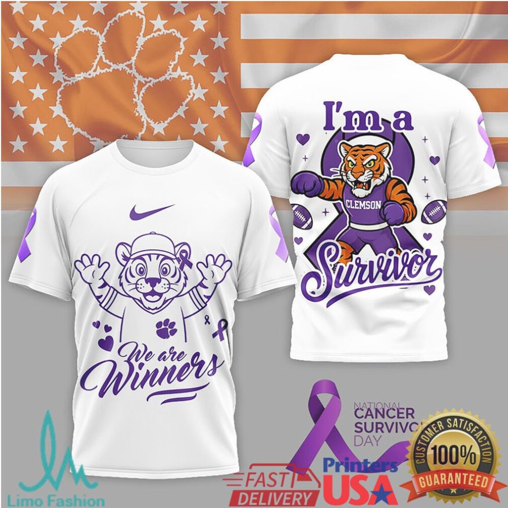 Clemson Tigers I'M A Survivor, We Are Winners T Shirt