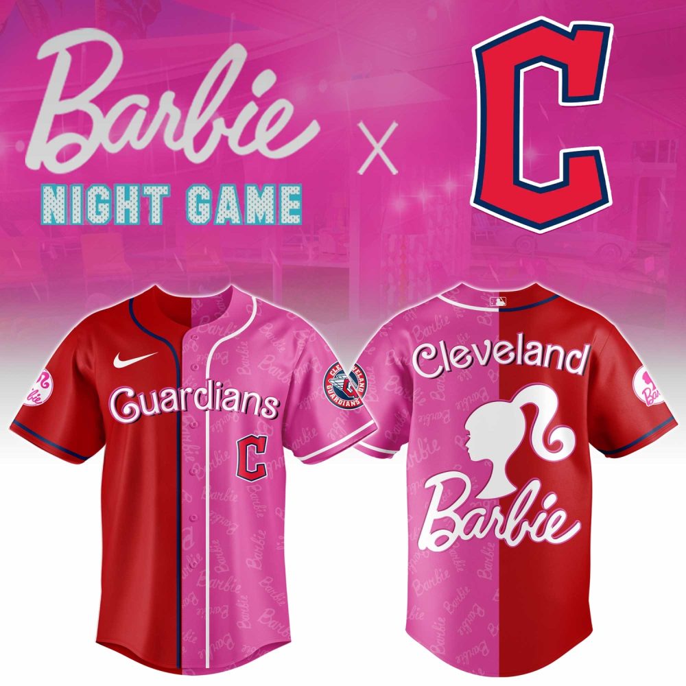 Cleveland Guardians Barbie 2026 Special Edition Baseball Jersey