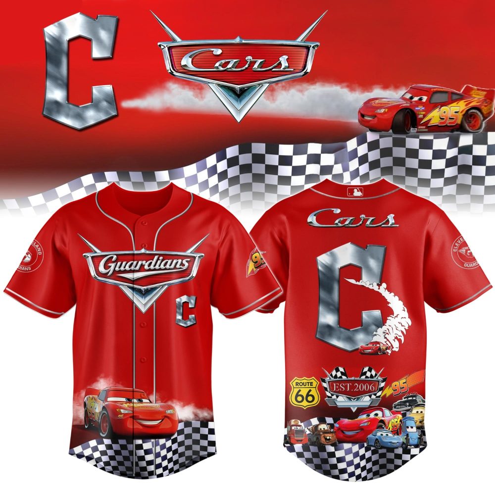 Cleveland Guardians Cars 20Th Anniversary Inspired Limited Edition Baseball Jersey