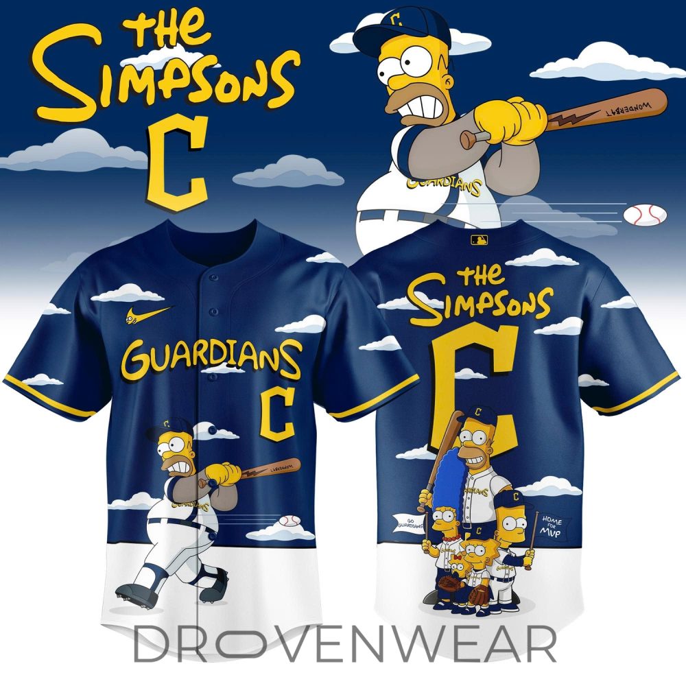 Cleveland Guardians X The Simpsons 2026 Limited Edition Jersey