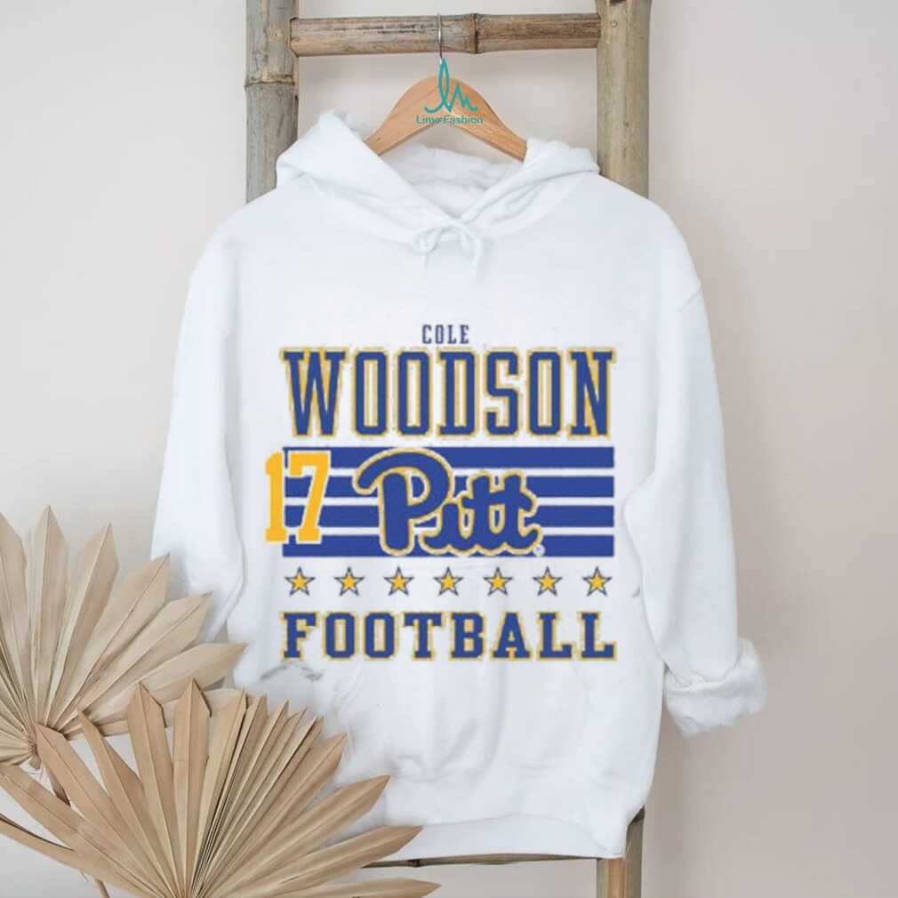Cole Woodson Rally Mens Ash Pitt Panthers Nil Striped Player T Shirt