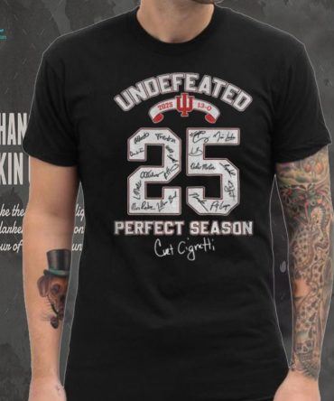 Curt Cignetti Coach Indiana Hoosiers Big Champions Undefeated 2025 Perfect Season Signature Shirt