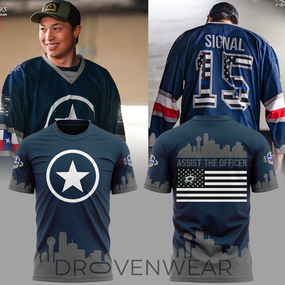 Dallas Stars "Robo Assist The Officer" Shirt Ver2