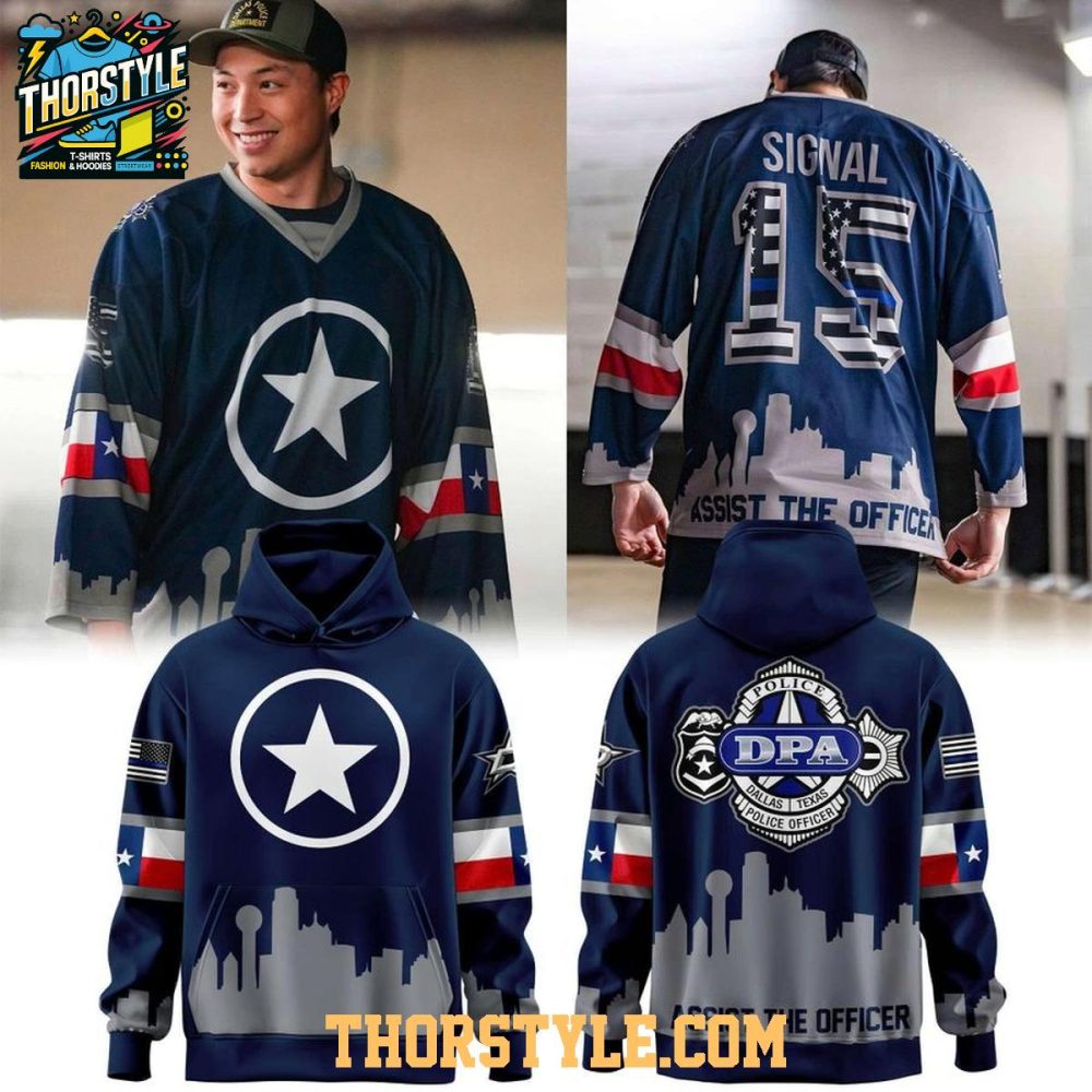 Dallas Stars X Robo'S Dallas Police 2026 Celebration Hoodie T-Shirt