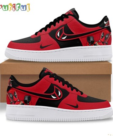 Deadpool Movies Fans Gift Air Force 1 Shoes Sneaker