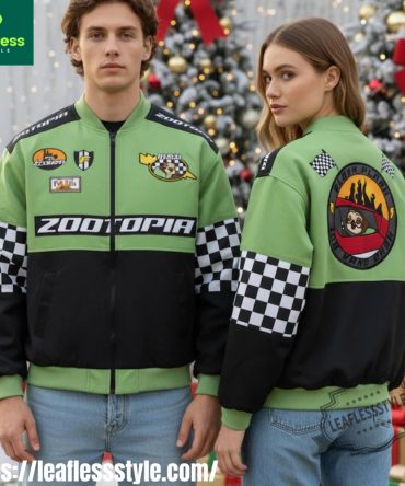Disney Zootopia Flash Sloth Racing Bomber Jacket
