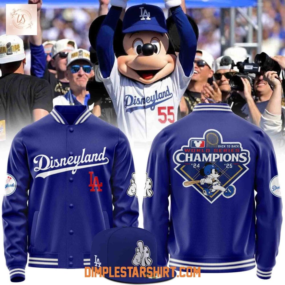 Disneyland X Los Angeles Dodgers World Series Champions 2025 Baseball Jacket