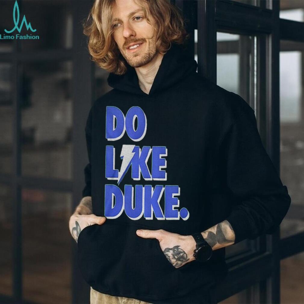Duke Blue Devils Basketball Nba Duke Ommert Do Like Duke Shirt - Image 2