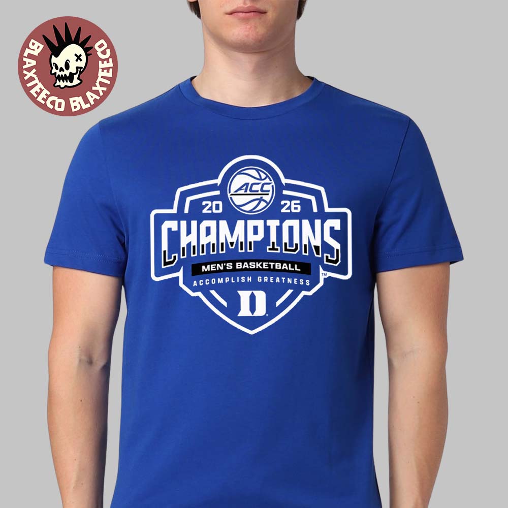 Duke Blue Devils Men'S Basketball 2026 Acc Tournament Champions Locker Room T-Shirt