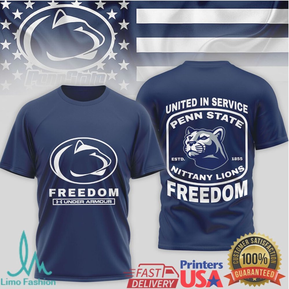 Duke Blue Devils United In Service Freedom T Shirt - Image 2