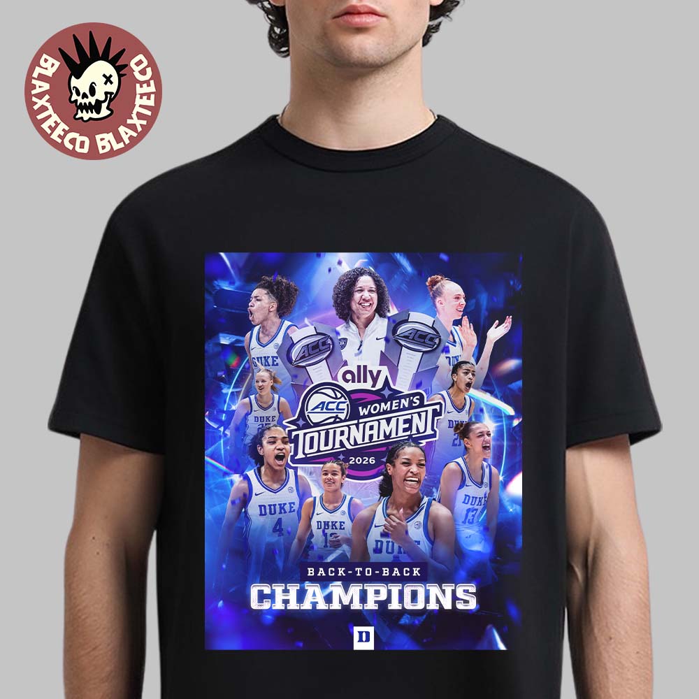 Duke Blue Devils Women'S Basketball 2026 Acc Women'S Tournament Champions T-Shirt