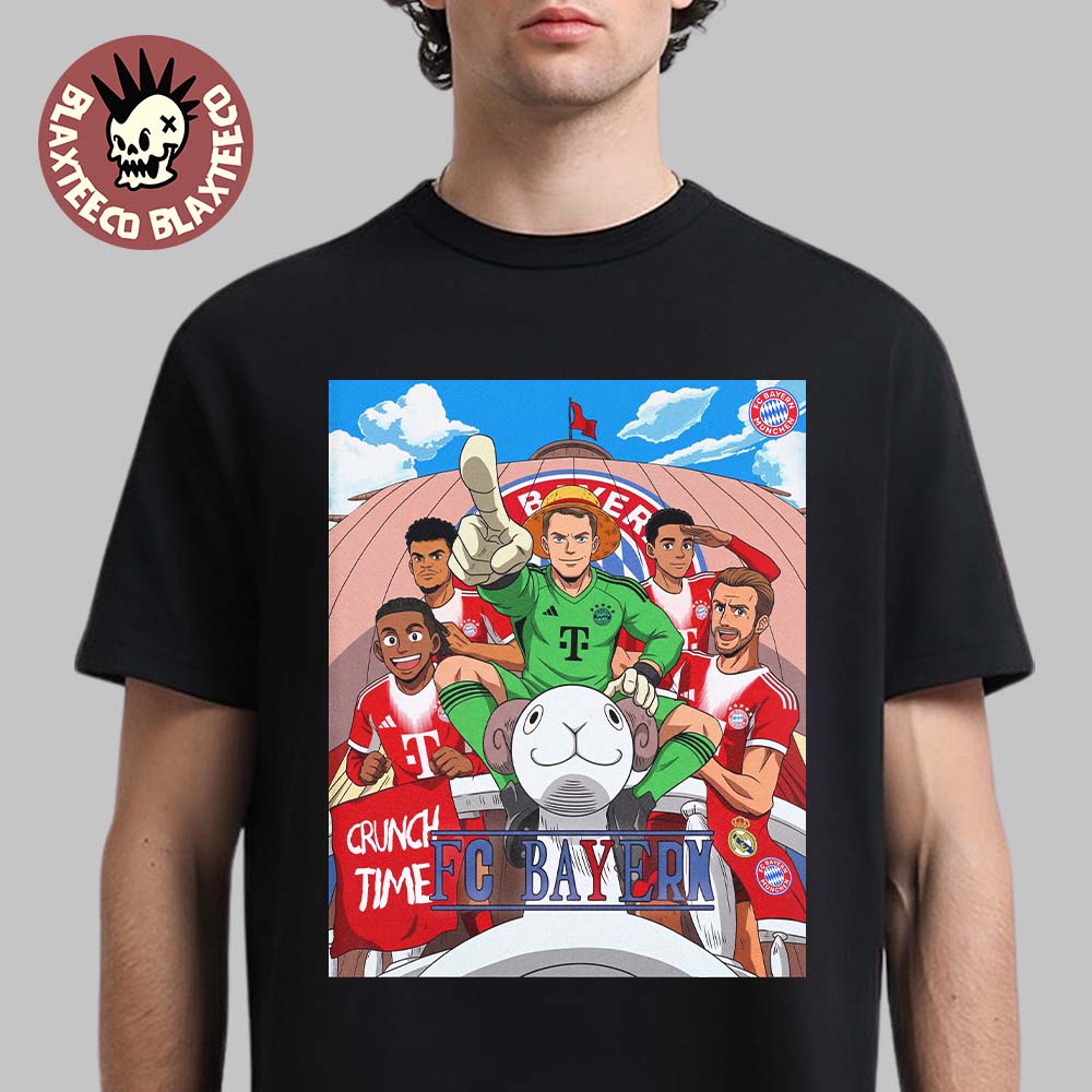 Fc Bayern Munich X One Piece Ucl Anime Crossover T-Shirt