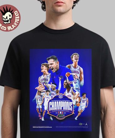 Florida Gators Men'S Basketball 2026 Sec Southeastern Conference Champions T-Shirt