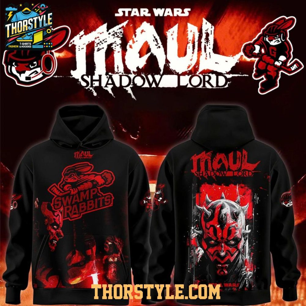 Greenville Swamp Rabbits Star Wars 2026 Maul Night Hoodie T-Shirt