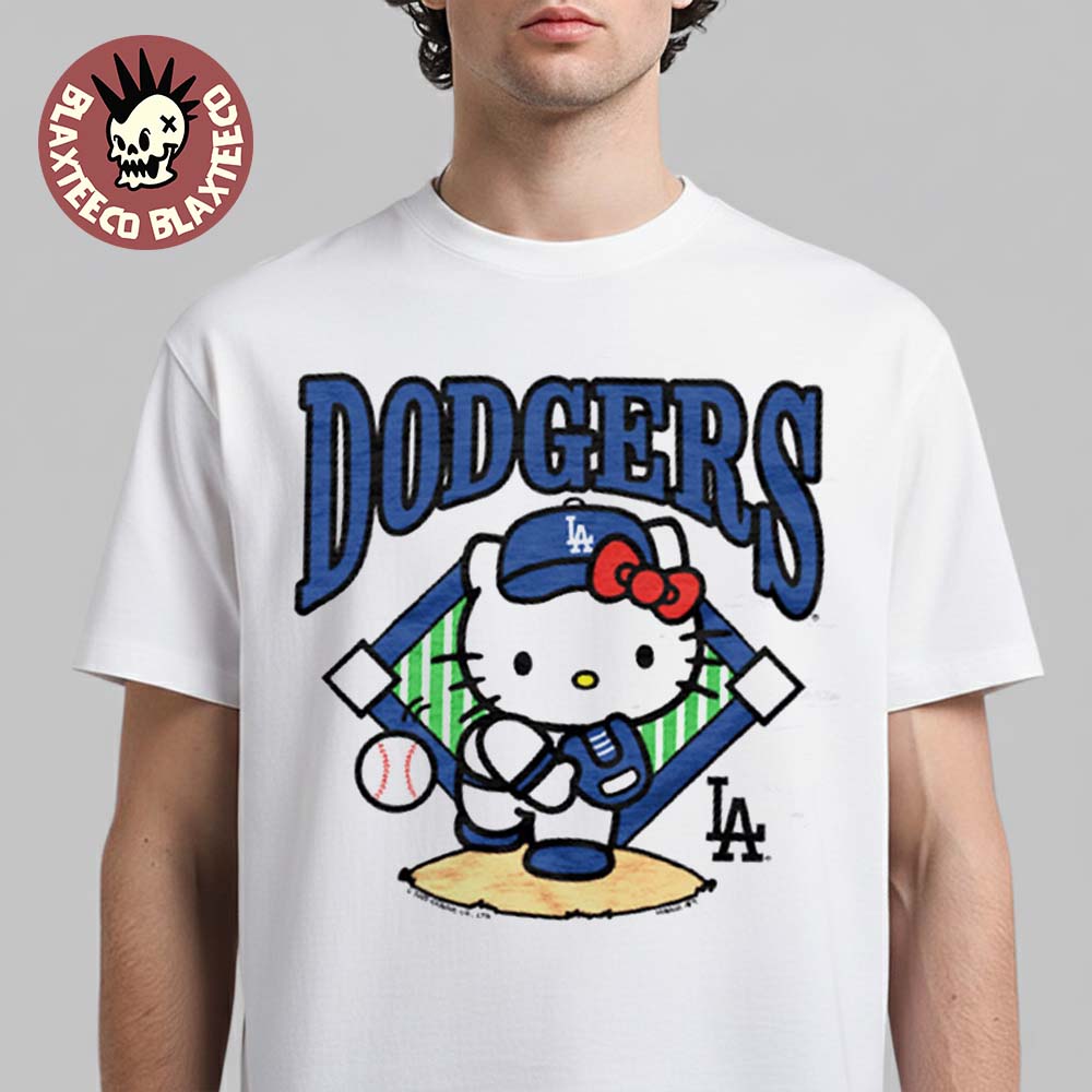 Hello Kitty X Los Angeles Dodgers First Pitcher T-Shirt