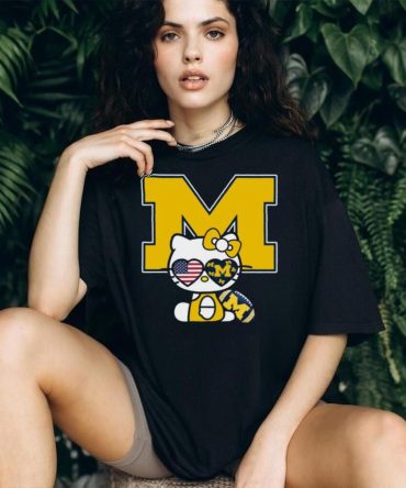 Hello Wolverines University Of Michigan Fan T Shirt