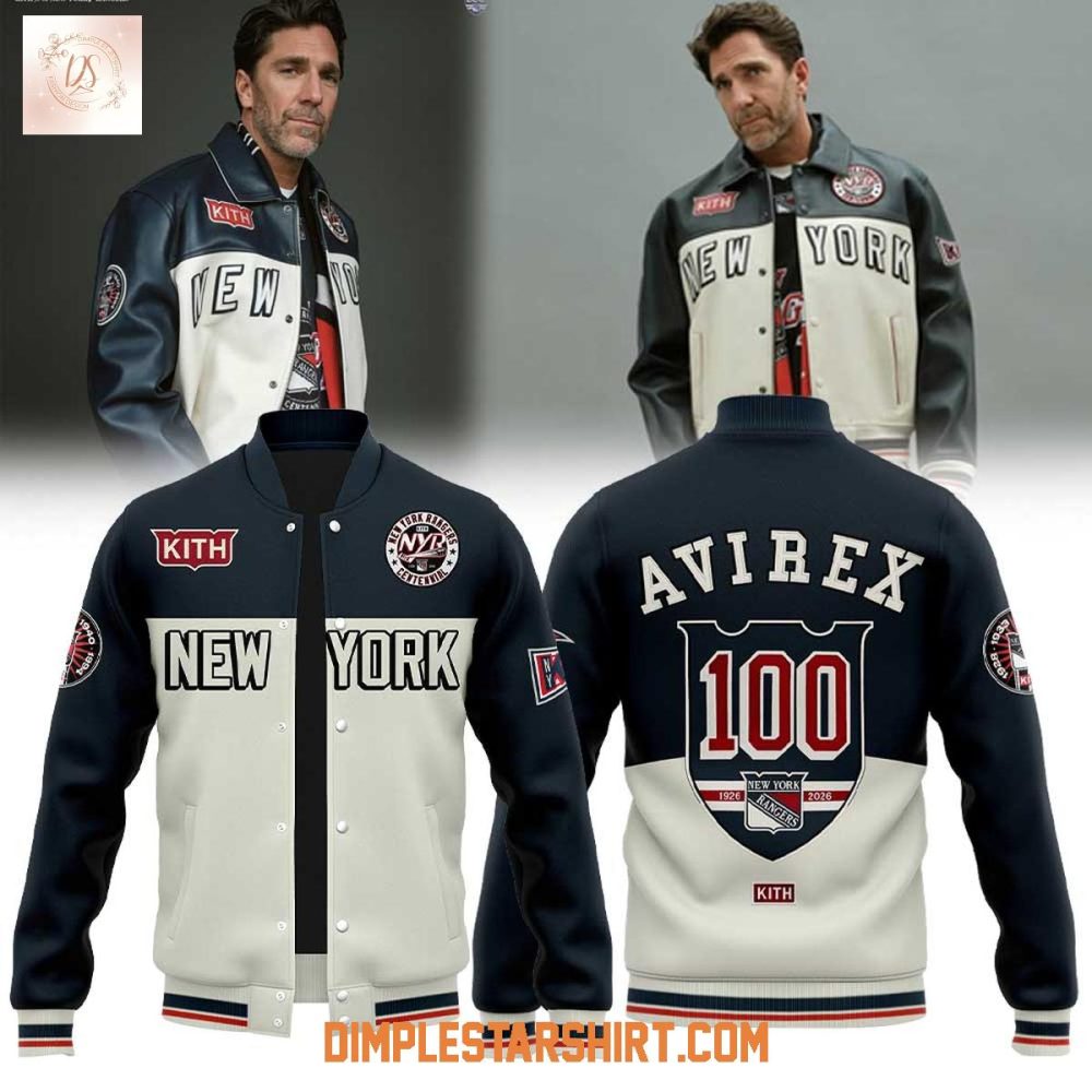 Henrik Lundqvist For Kith & The New York Rangers Baseball Jacket