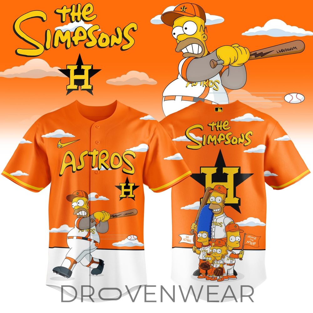 Houston Astros X The Simpsons 2026 Limited Edition Jersey