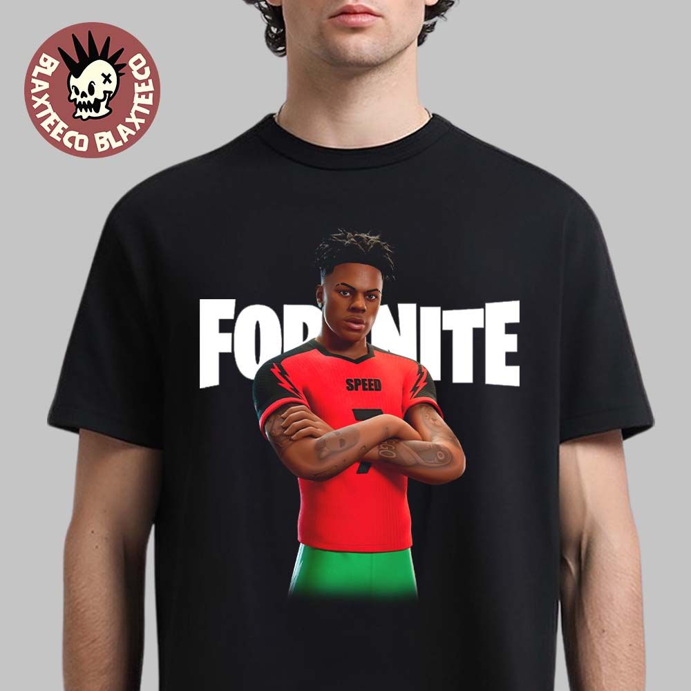 Ishowspeed X Fortnite Skin Reveal Regular Number 7 Skin T-Shirt