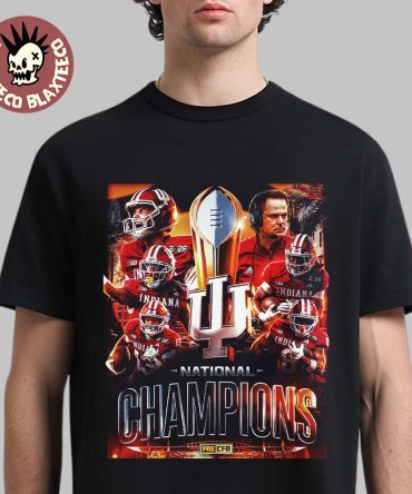 Indiana Hoosiers 2025 2026 Cfp National Champions Title First Ever National Championship T-Shirt