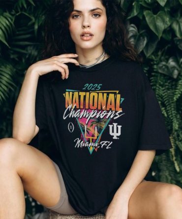 Indiana Hoosiers 2025 College Football National Champions Miami Fl Shirt