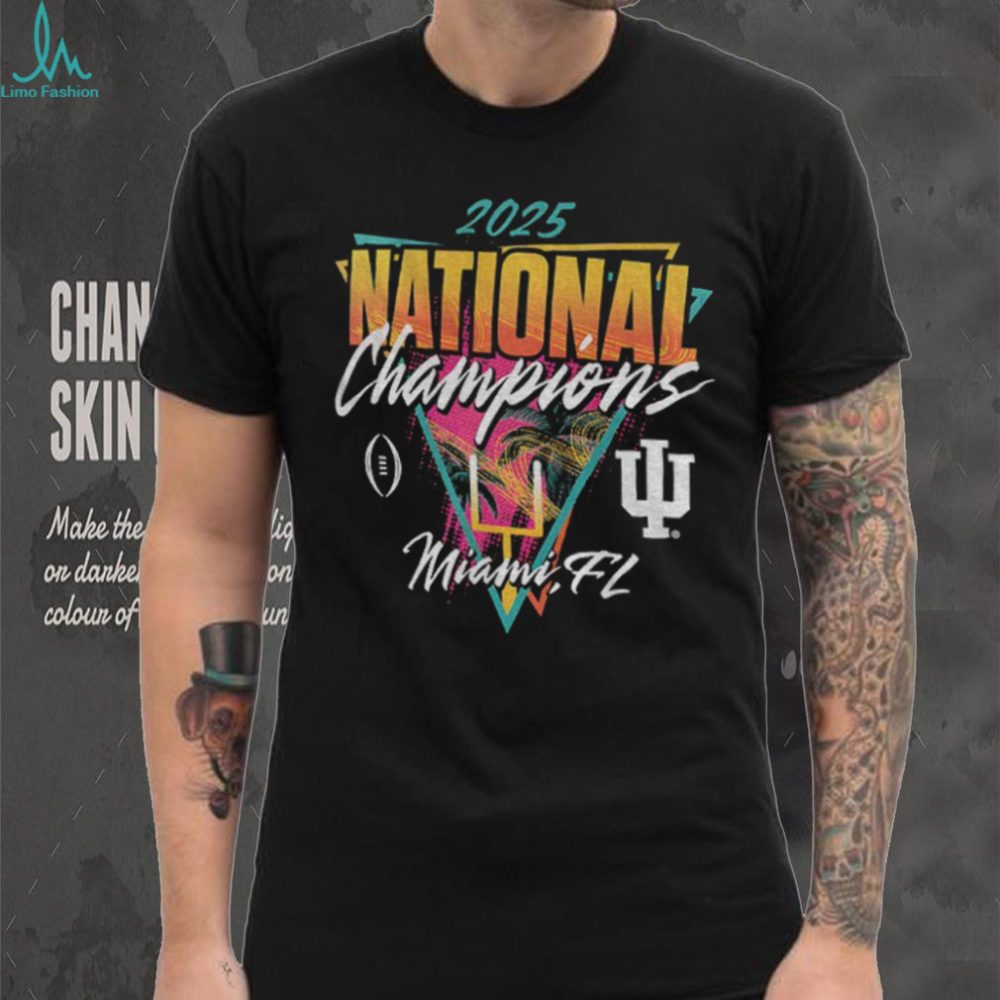 Indiana Hoosiers 2025 College Football National Champions Miami Fl Shirt - Image 2