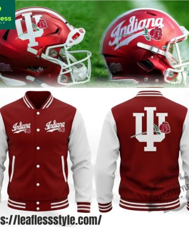 Indiana Hoosiers 2025 Rose Bowl Game Baseball Jacket