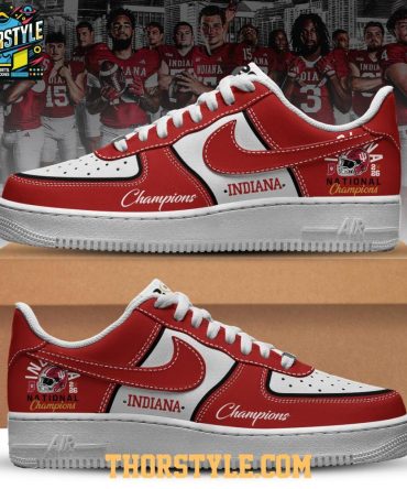 Indiana Hoosiers 2026 Ncaa National Champions Air Force 1 Shoes