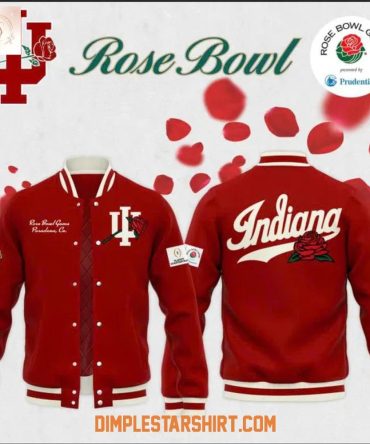 Indiana Hoosiers 2026 Rose Bowl Baseball Jacket