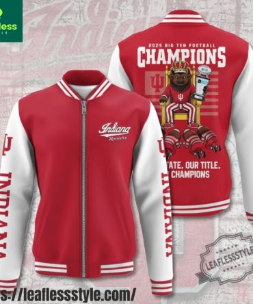 Indiana Hoosiers Football 2025 Bomber Jacket