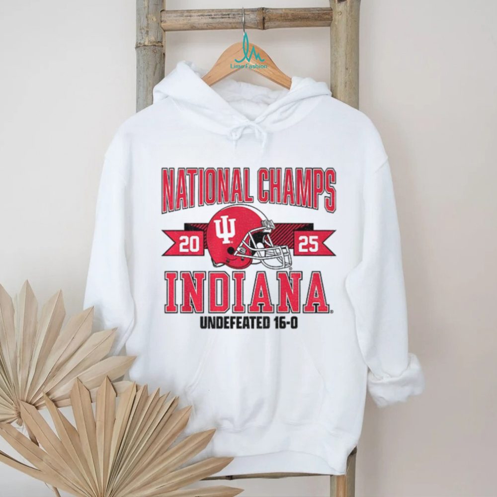 Indiana Hoosiers Football Helmet National Champions 2025 Tee