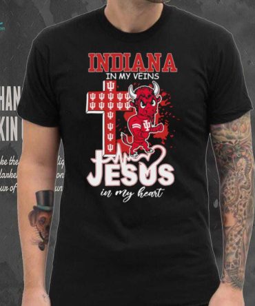 Indiana Hoosiers Jesus In My Heart 2025 T Shirt
