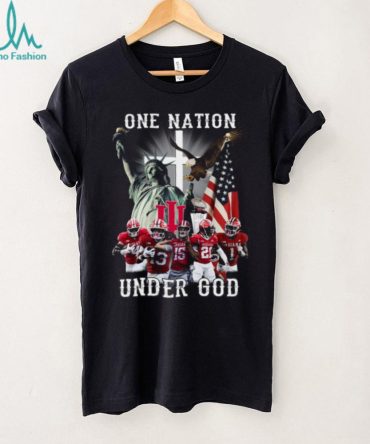 Indiana Hoosiers One Nation Under God Football T Shirt